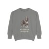 Afghan Hound Sweatshirt, Grey, front view