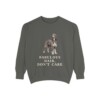 Afghan Hound Humor Sweatshirt, Pepper, front view