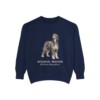 Afghan Hound Latin Sweatshirt, True Navy, front view