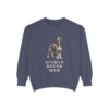Afghan Hound Mom Sweatshirt, Denim, front view