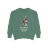 Afghan Hound Mom Sweatshirt, Light Green, front view