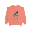 Afghan Hound Sweatshirt, Terracotta, front view