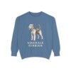 Airedale Terrier Sweatshirt, Blue Jean, front view