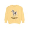 Airedale Terrier Sweatshirt, Butter, front view