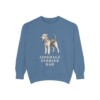 Airedale Terrier Dad Sweatshirt, Blue Jean, front view