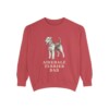 Airedale Terrier Dad Sweatshirt, Crimson, front view