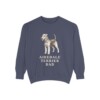 Airedale Terrier Dad Sweatshirt, Denim, front view