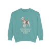 Airedale Terrier Dad Sweatshirt, Seafoam, front view