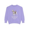Airedale Terrier Dad Sweatshirt, Violet, front view