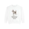 Airedale Terrier Dad Sweatshirt, White, front view