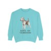 Airedale Terrier Humor Sweatshirt, Chalky Mint, front view