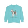 airedale-terrier-sweatshirt-latin-chalky-mint Airedale Terrier Latin Sweatshirt, Chalky Mint, front view