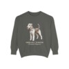 airedale-terrier-sweatshirt-latin-pepper Airedale Terrier Latin Sweatshirt, Pepper, front view