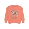 airedale-terrier-sweatshirt-latin-terracotta Airedale Terrier Latin Sweatshirt, Terracotta, front view