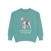 Airedale Terrier Sweatshirt, Seafoam, front view