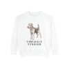 Airedale Terrier Sweatshirt, White, front view