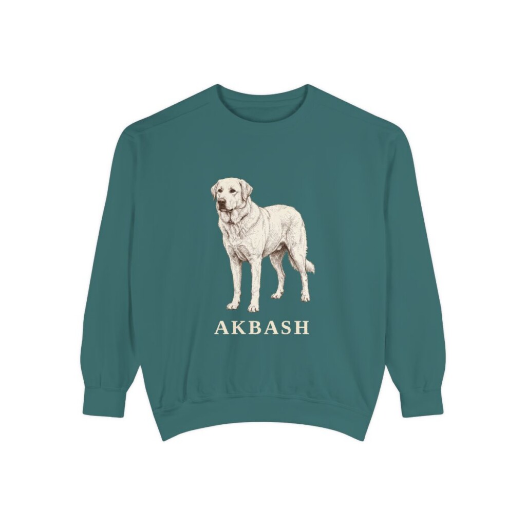 Akbash Sweatshirt, Blue Spruce, front view