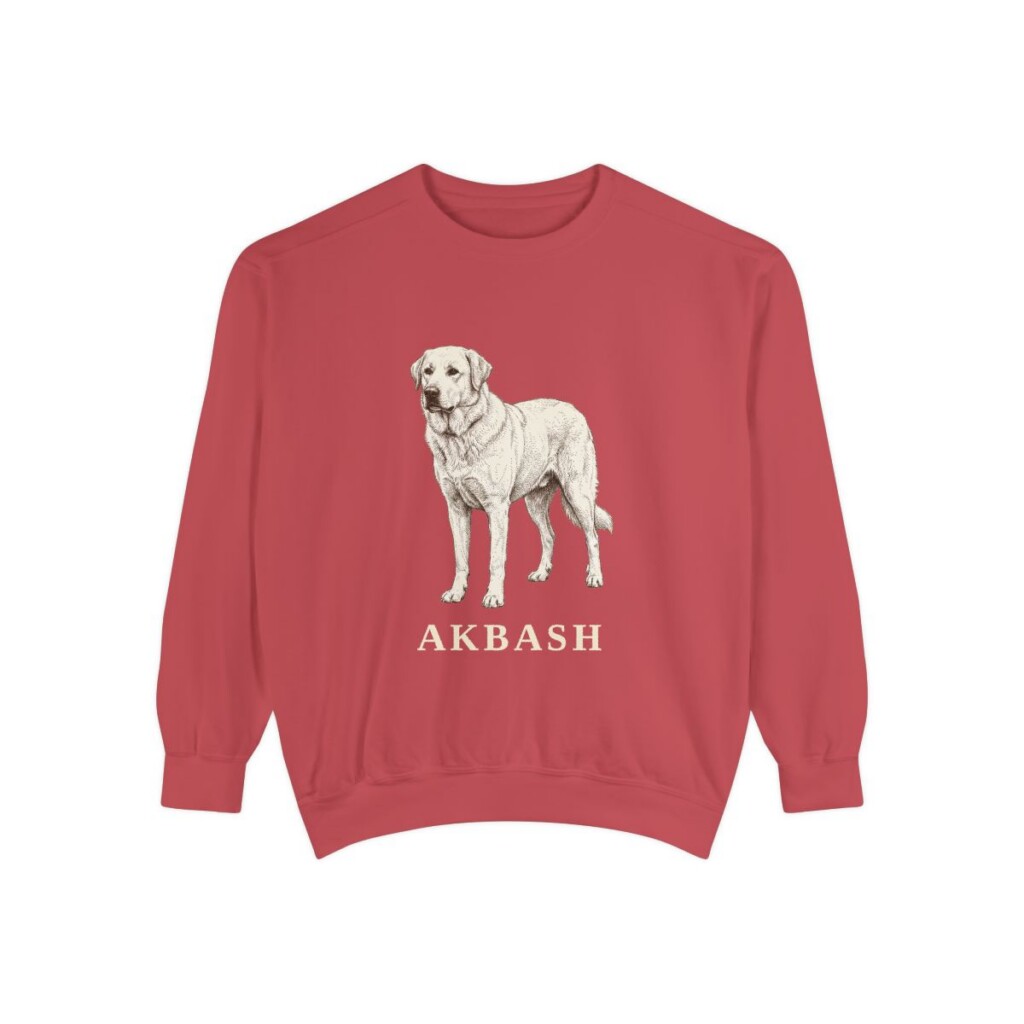 Akbash Sweatshirt, Crimson, front view