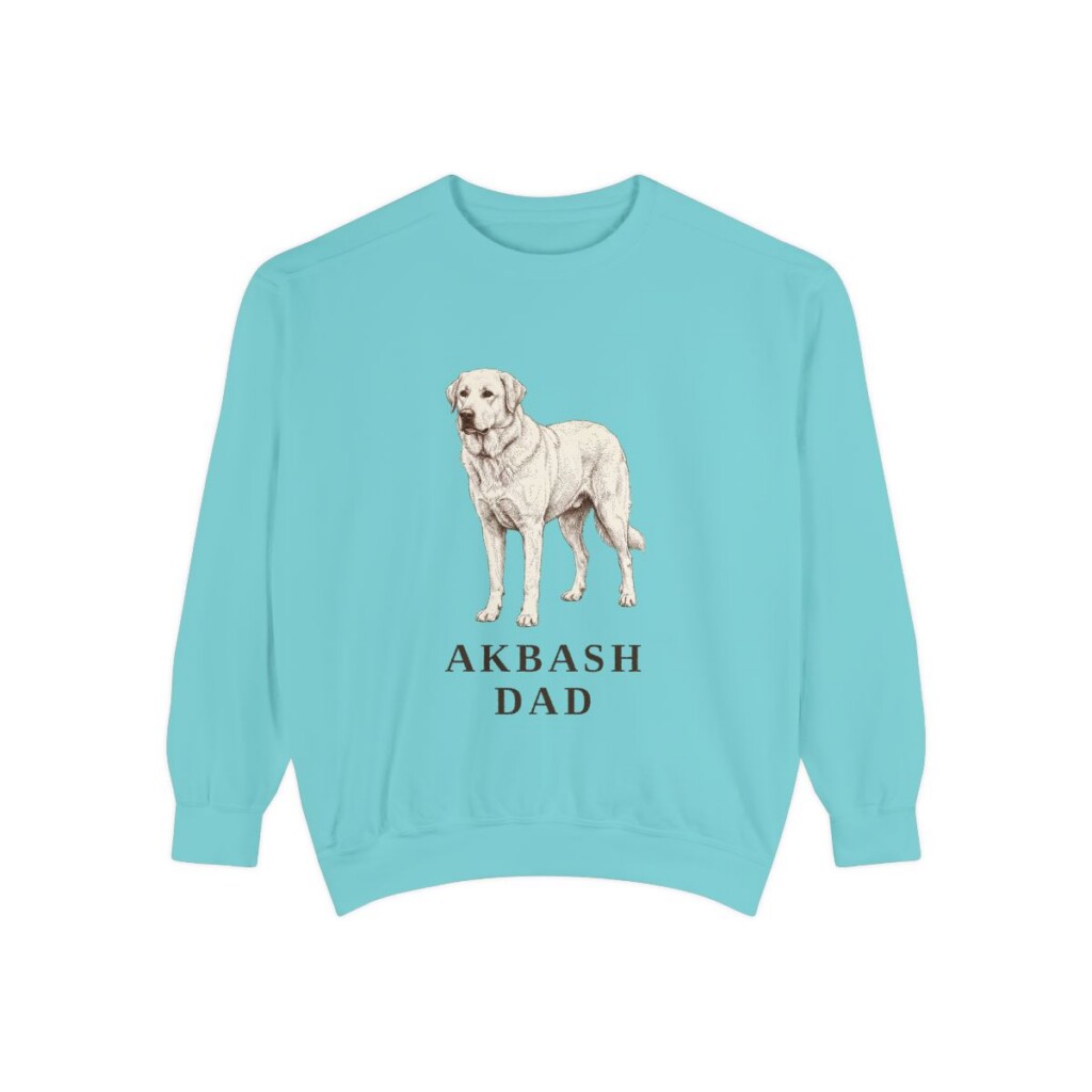 akbash-sweatshirt-dad-chalky-mint-1 Akbash Dad Sweatshirt, Chalky Mint, front view