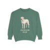 akbash-sweatshirt-dad-light-green-1 Akbash Dad Sweatshirt, Light Green, front view
