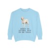 Akbash Humor Sweatshirt, Chambray, front view
