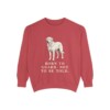 Akbash Humor Sweatshirt, Crimson, front view