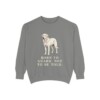 Akbash Humor Sweatshirt, Grey, front view