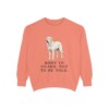 Akbash Humor Sweatshirt, Terracotta, front view