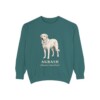 Akbash Latin Sweatshirt, Blue Spruce, front view