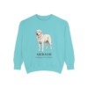 Akbash Latin Sweatshirt, Chalky Mint, front view