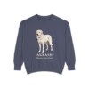 Akbash Latin Sweatshirt, Denim, front view