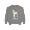 Akbash Latin Sweatshirt, Grey, front view