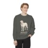 Akbash Latin Sweatshirt, Pepper, person 1 front