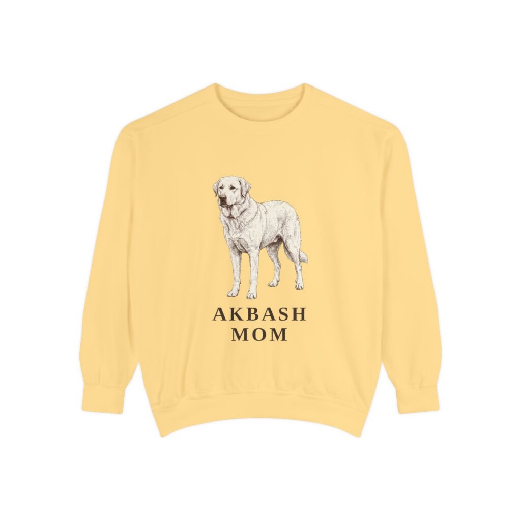 Akbash Mom Sweatshirt, Butter, front view