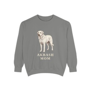 akbash-sweatshirt-mom-grey Akbash Mom Sweatshirt, Grey, front view