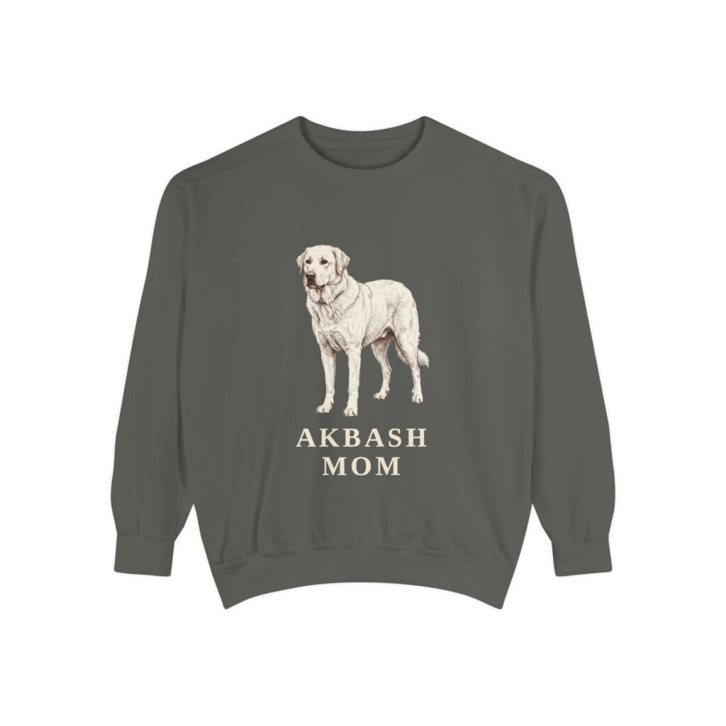 Akbash Mom Sweatshirt, Pepper, front view