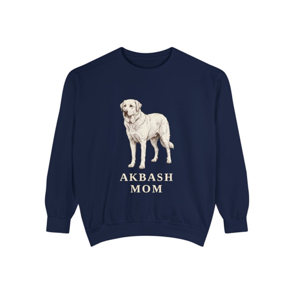 Akbash Mom Sweatshirt, True Navy, front view