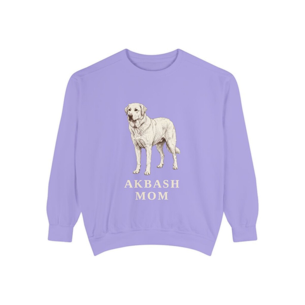 Akbash Mom Sweatshirt, Violet, front view
