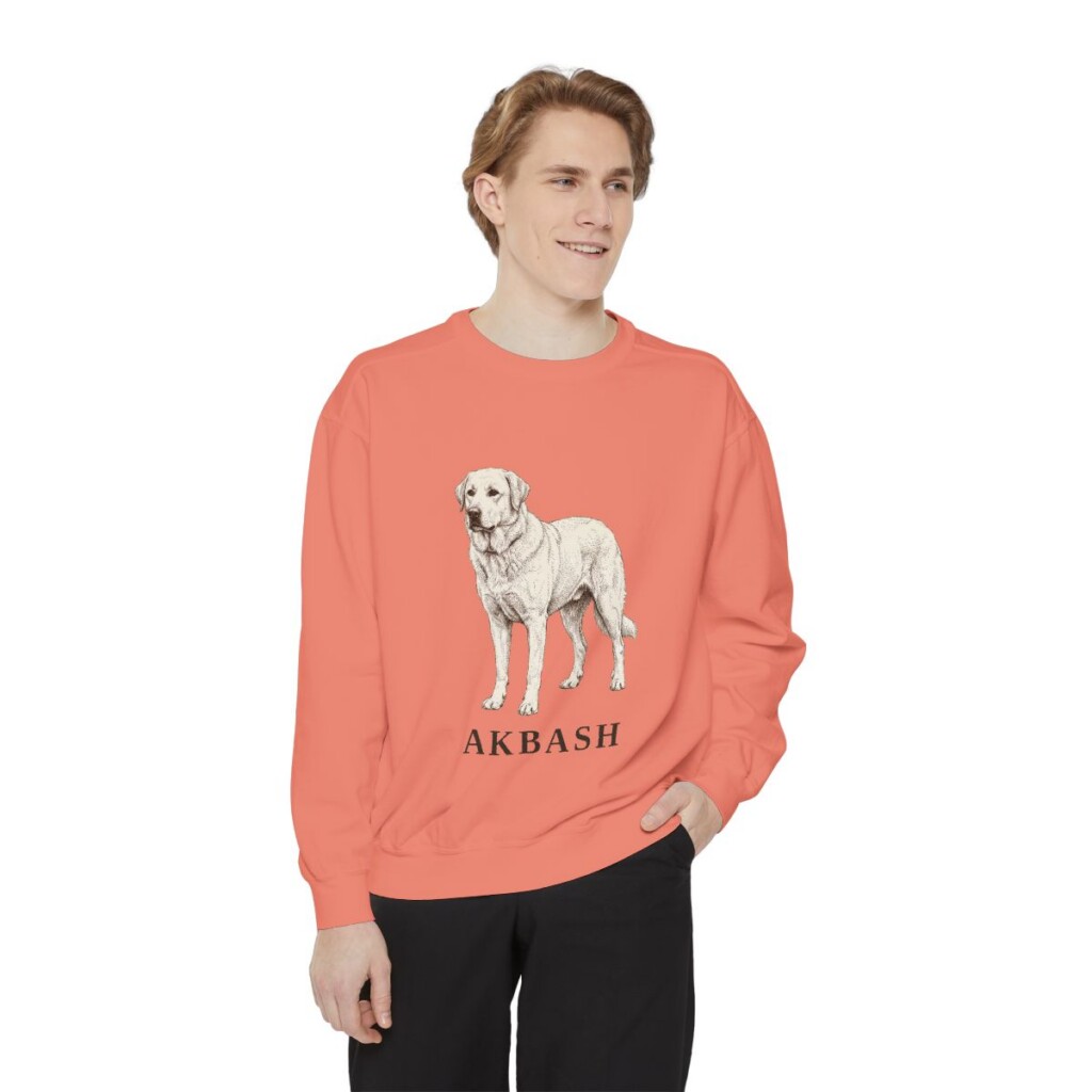Akbash Sweatshirt, Terracotta, person 1 front