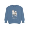 akita-sweatshirt-blue-jean Akita Sweatshirt, Blue Jean, front view