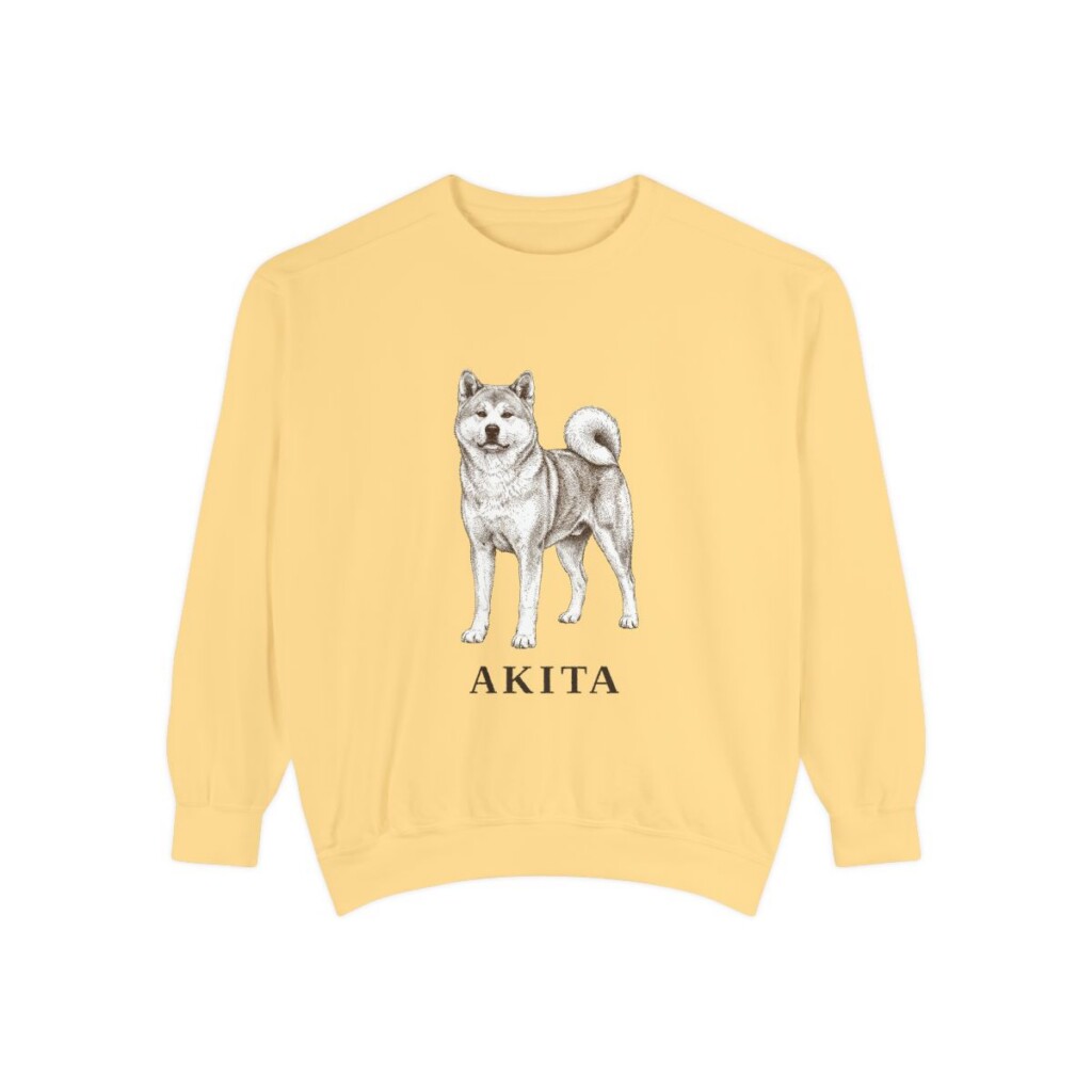 akita-sweatshirt-butter Akita Sweatshirt, Butter, front view