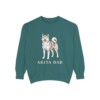 Akita Dad Sweatshirt, Blue Spruce, front view