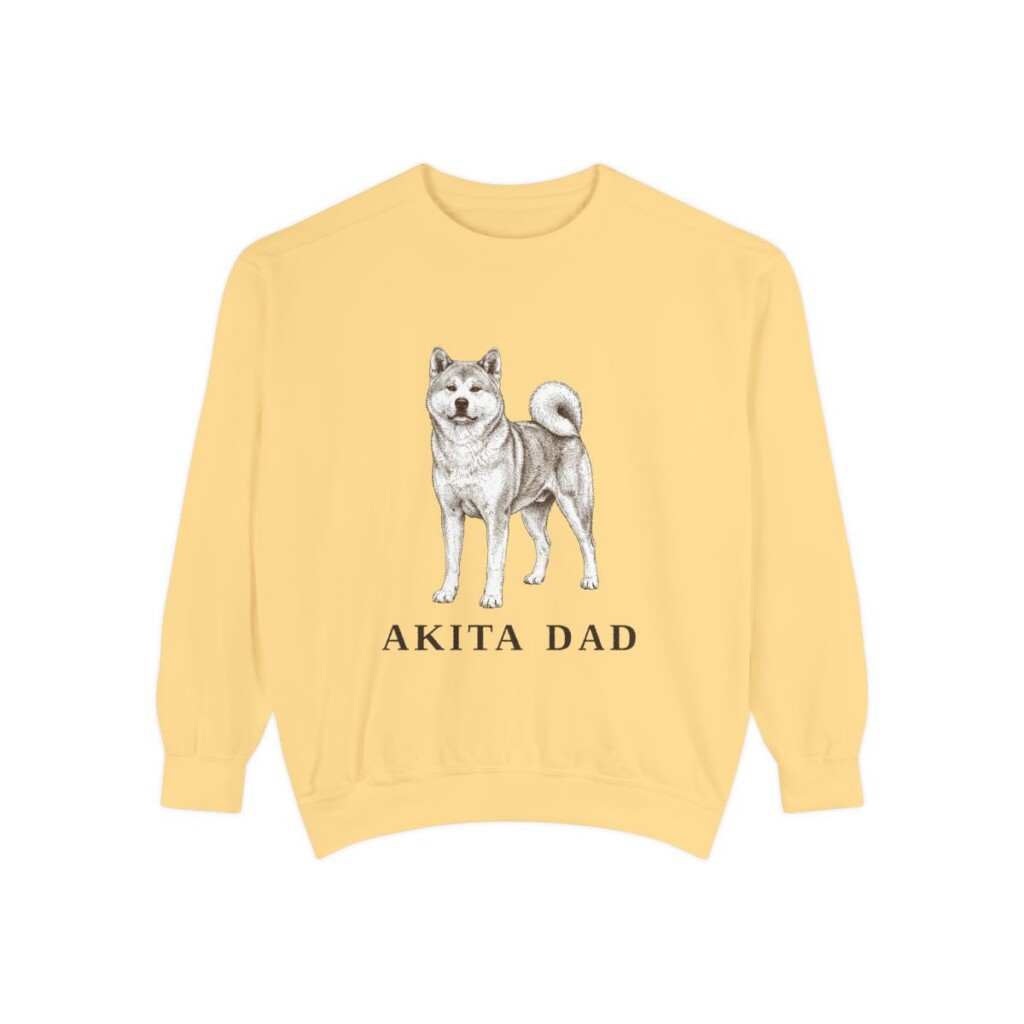 Akita Dad Sweatshirt, Butter, front view