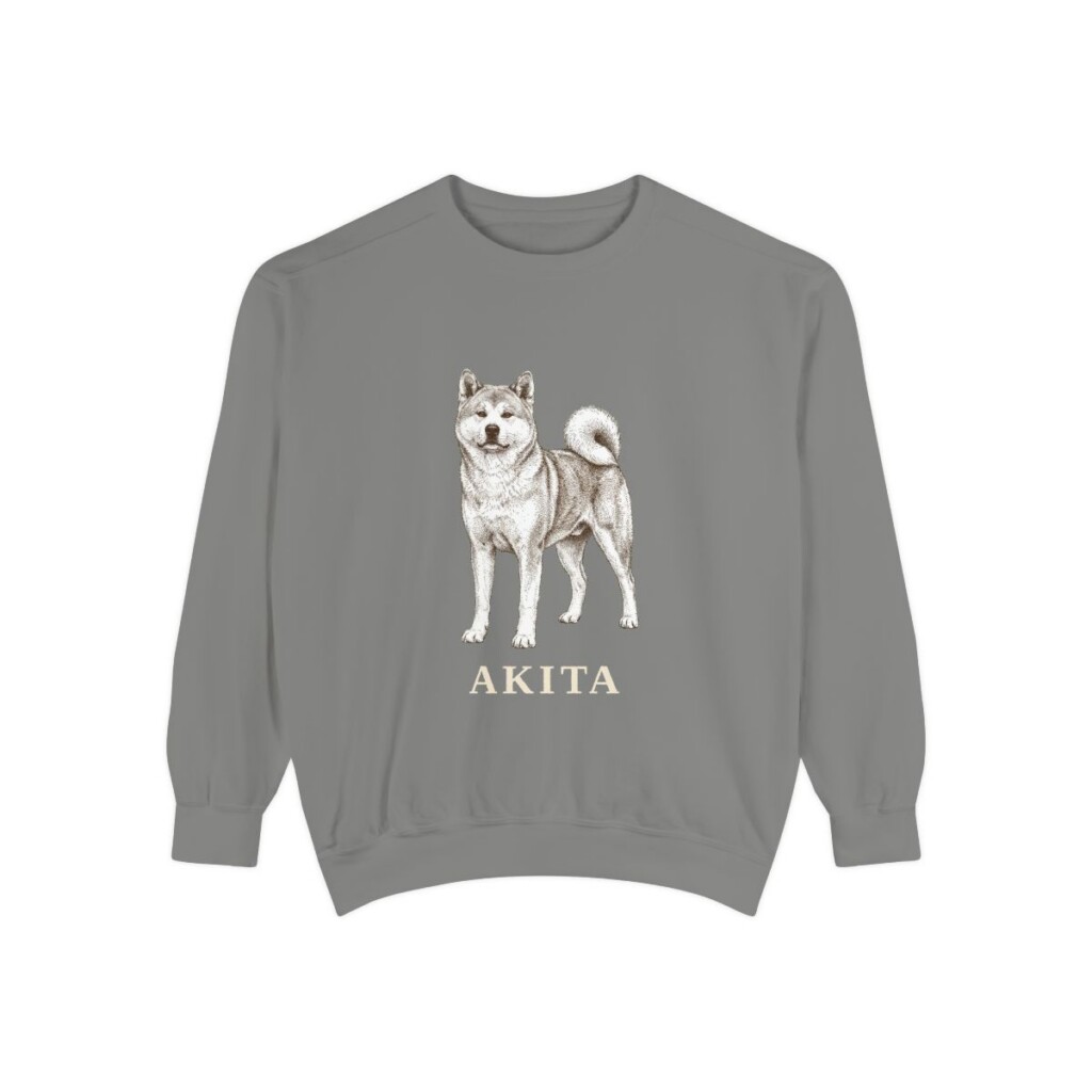 akita-sweatshirt-grey Akita Sweatshirt, Grey, front view
