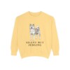 Akita Humor Sweatshirt, Butter, front view