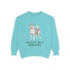 Akita Humor Sweatshirt, Chalky Mint, front view