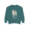 akita-sweatshirt-latin-blue-spruce Akita Latin Sweatshirt, Blue Spruce, front view