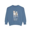 Akita Mom Sweatshirt, Blue Jean, front view