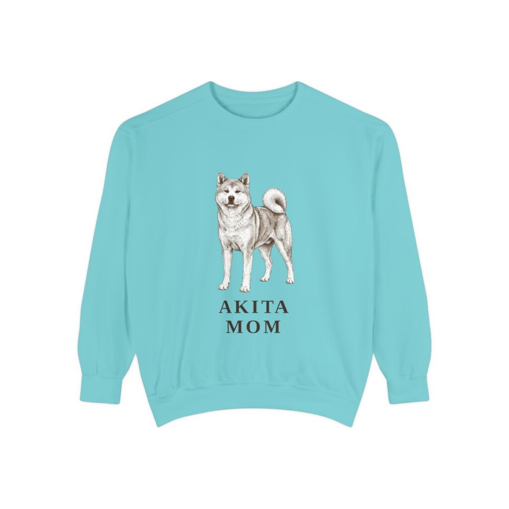 Akita Mom Sweatshirt, Chalky Mint, front view