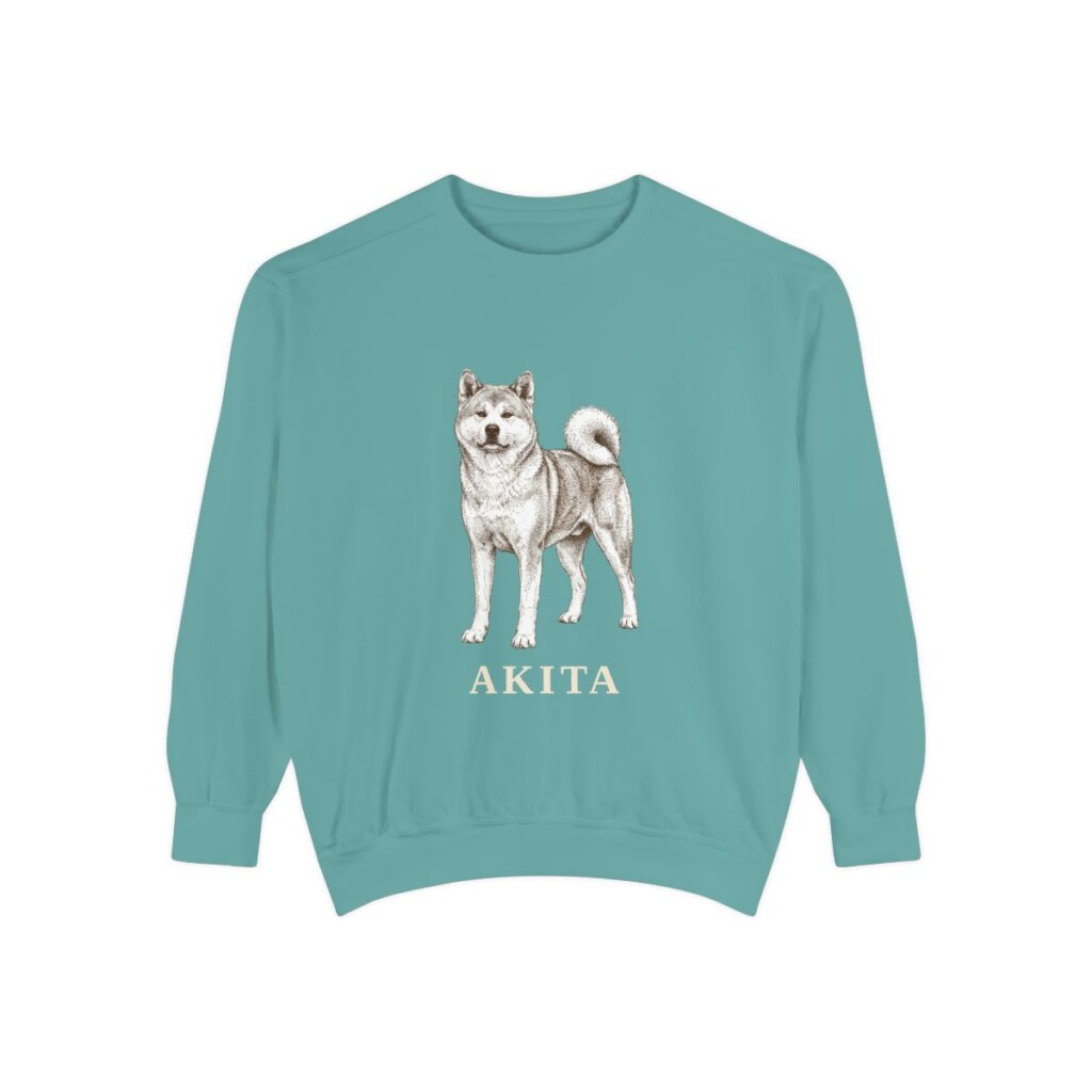 akita-sweatshirt-seafoam Akita Sweatshirt, Seafoam, front view